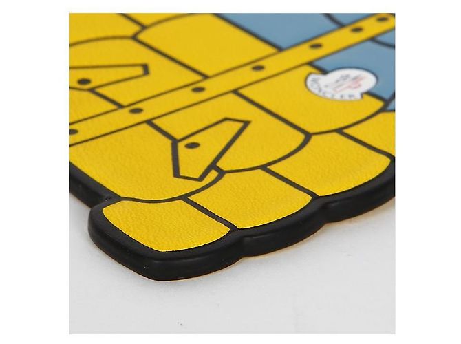 Moncler Logo Padding Keyring Yellow - view 13