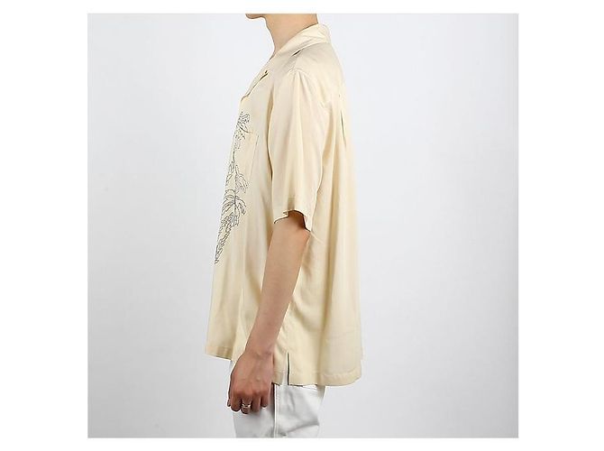 Céline Besticktes Hawaii-Kurzarmhemd Braun - Ansicht 4