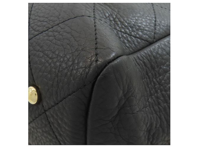 Borsa Tote Chanel Matelassé in pelle nera Nero - vista 23