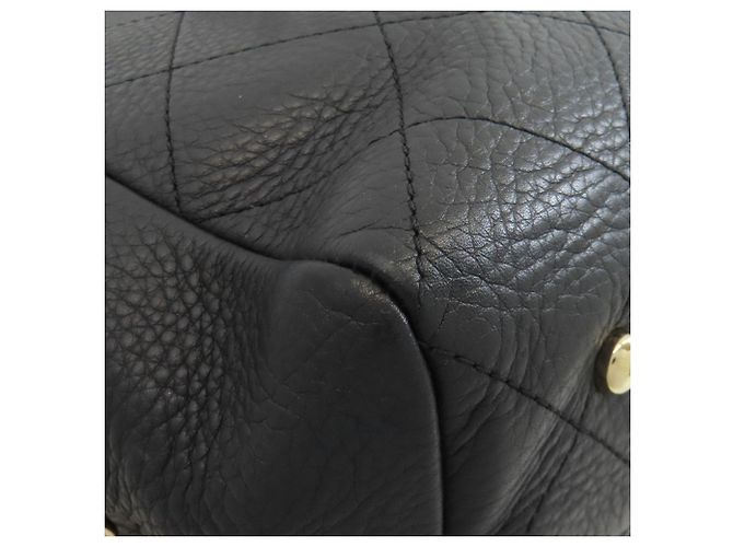 Borsa Tote Chanel Matelassé in pelle nera Nero - vista 24