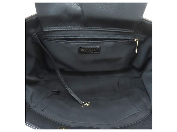 Borsa Tote Chanel Matelassé in pelle nera Nero - vista 5