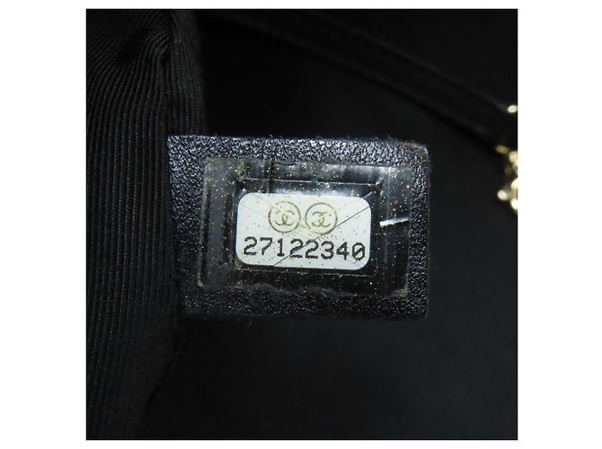 Borsa Tote Chanel Matelassé in pelle nera Nero - vista 7