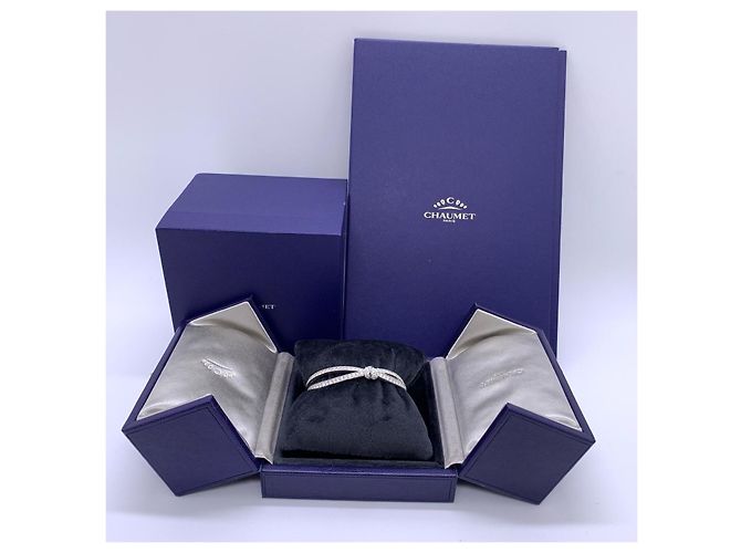 Bracciale Chaumet A Bond for Life in platino e diamanti Argento - vista 2