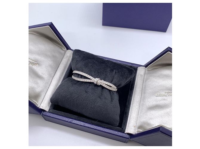 Bracciale Chaumet A Bond for Life in platino e diamanti Argento - vista 4