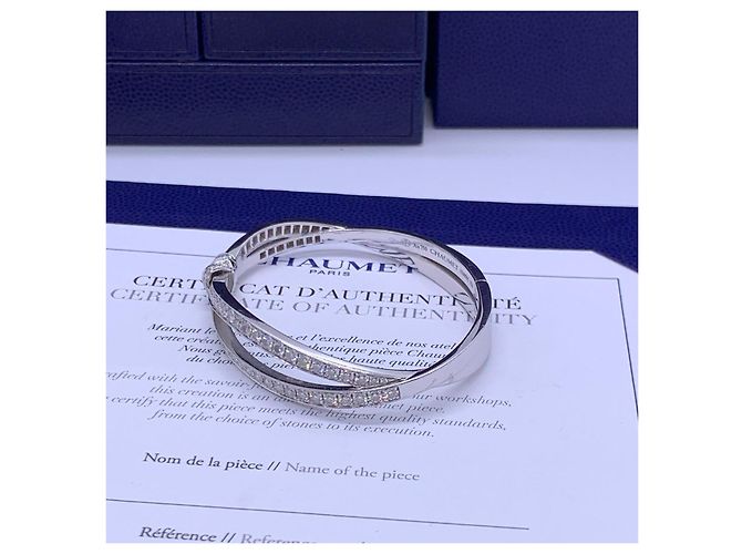 Bracciale Chaumet A Bond for Life in platino e diamanti Argento - vista 5