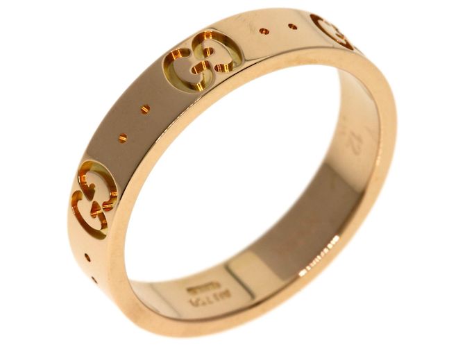 Anello Icon in oro rosa 18K Gucci - vista 2