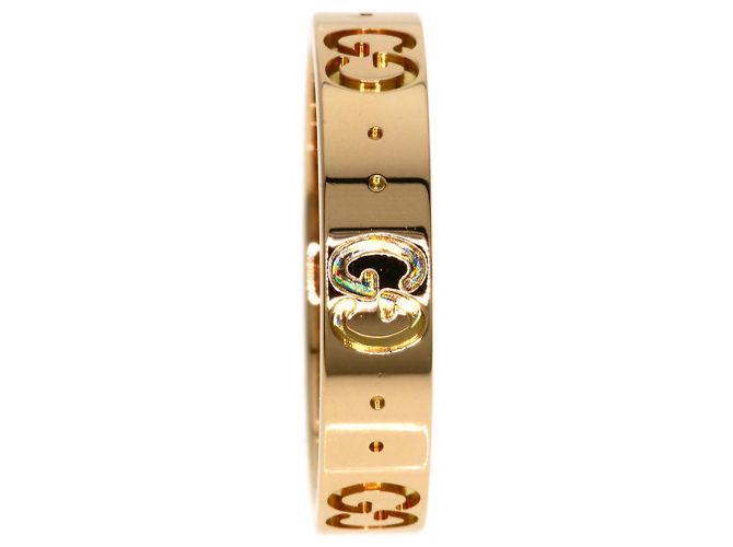 Anello Icon in oro rosa 18K Gucci - vista 3