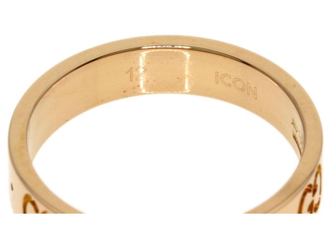 Anello Icon in oro rosa 18K Gucci - vista 5