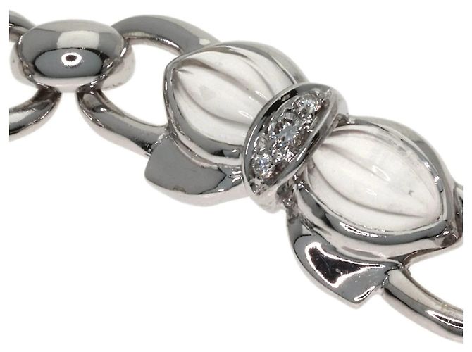 Bracciale Boucheron Ribbon Motif Quartz Diamond D'oro - vista 10
