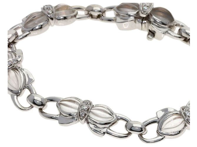 Bracciale Boucheron Ribbon Motif Quartz Diamond D'oro - vista 2