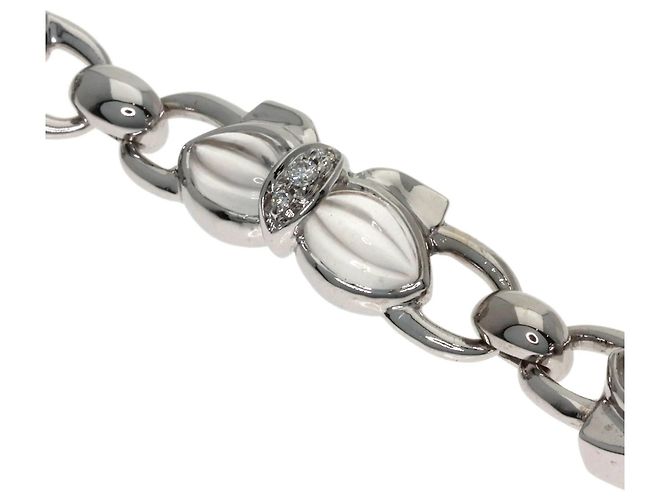 Bracciale Boucheron Ribbon Motif Quartz Diamond D'oro - vista 8