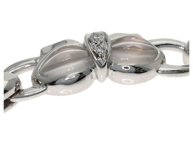 Bracciale Boucheron Ribbon Motif Quartz Diamond D'oro - vista 9