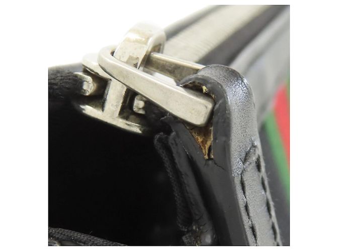 Borsa a tracolla Gucci Sherry Line Nero - vista 11