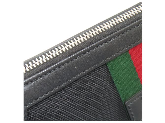 Borsa a tracolla Gucci Sherry Line Nero - vista 9