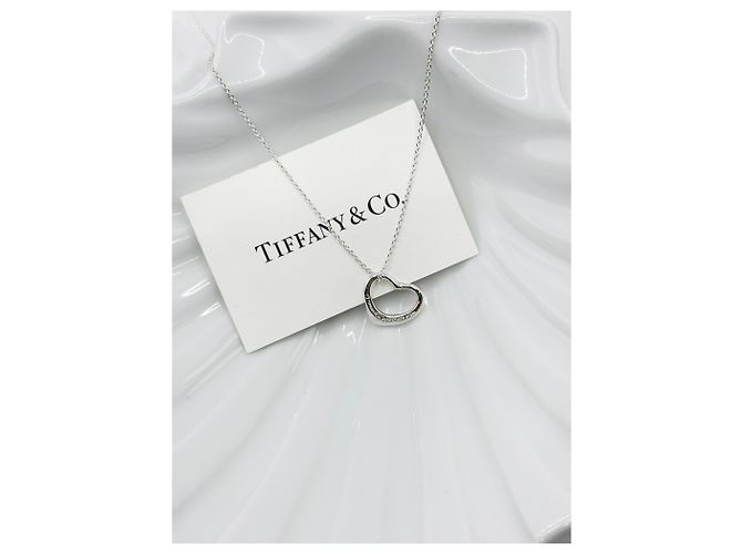 Tiffany & Co Collana Open Heart con Pendente in Argento - vista 5