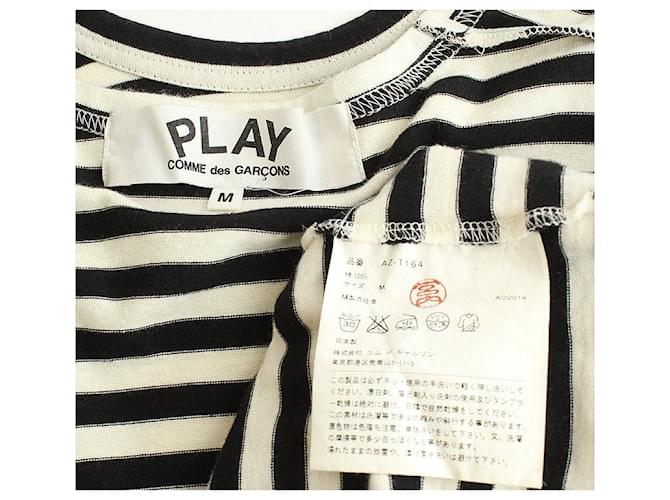 Comme Des Garcons Schwarz-weiß gestreiftes Oberteil Mehrfarben - Ansicht 3