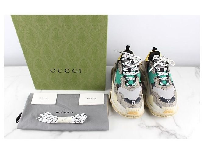 Gucci Triple Hacker Sneaker Blau - Ansicht 2