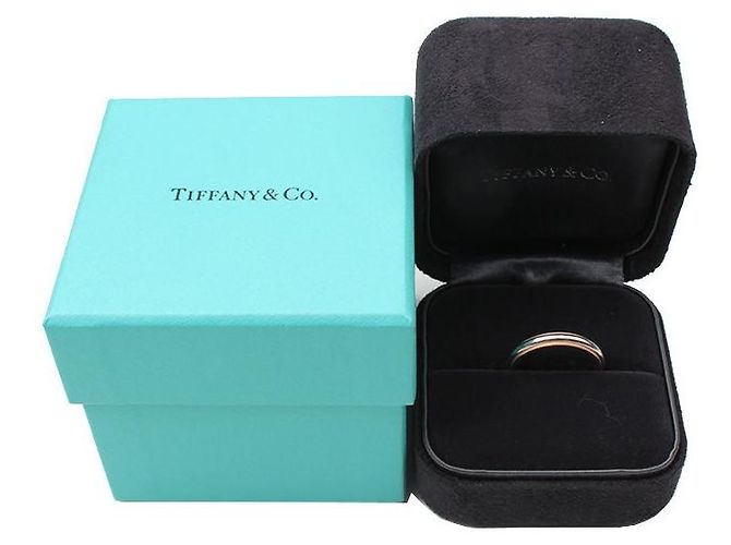 Tiffany & Co Anello in oro giallo milgrain Arancione - vista 4