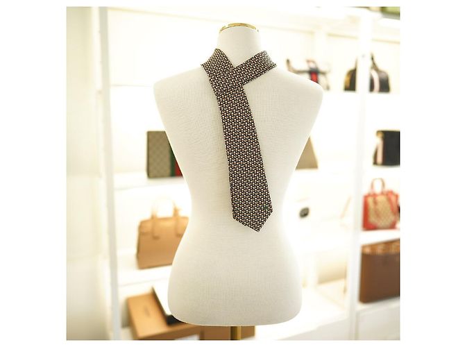 Gucci Silk Tie Navy Luxury Tie Gift Blue - view 2