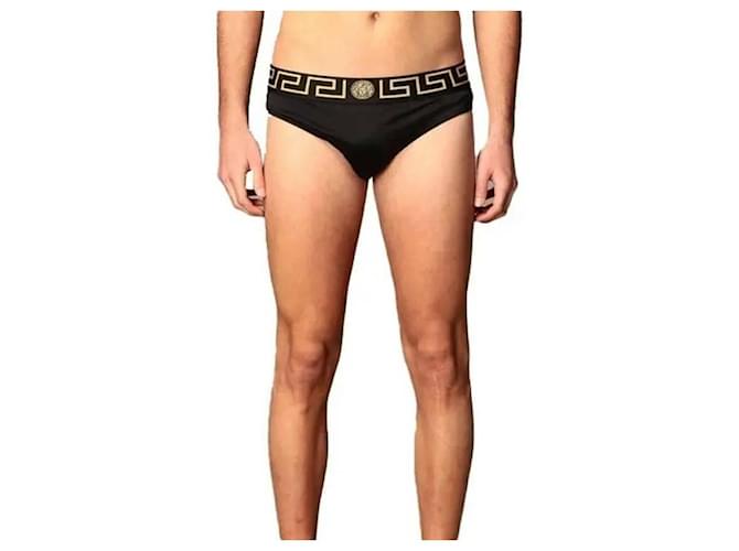 Versace Border Badehose Schwarz - Ansicht 5