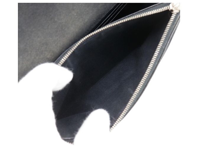 Borsa a tracolla in pelle nera Fendi Karl Lagerfeld Nero - vista 7