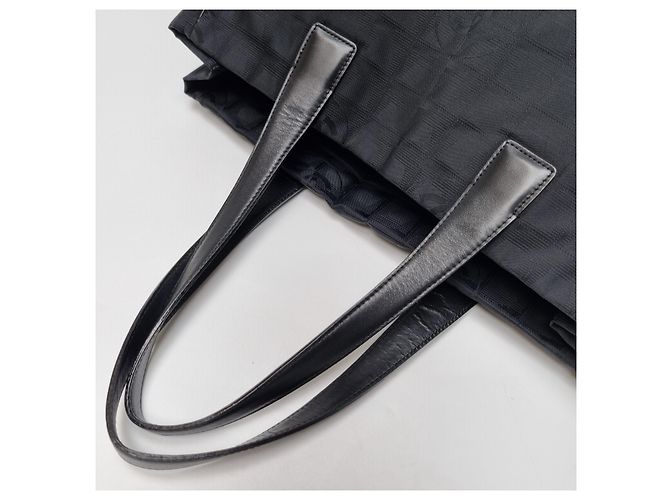 Chanel Große Travel Line Tote Bag Schwarz - Ansicht 11