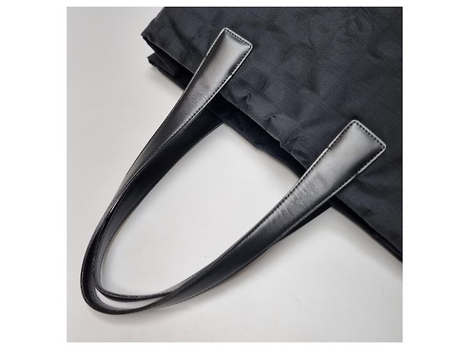 Chanel Große Travel Line Tote Bag Schwarz - Ansicht 13