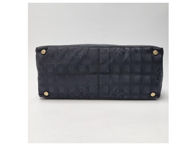 Chanel Große Travel Line Tote Bag Schwarz - Ansicht 14