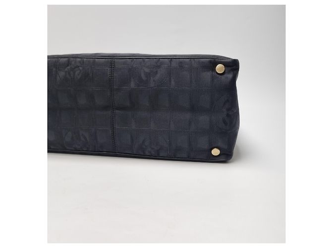 Chanel Große Travel Line Tote Bag Schwarz - Ansicht 15