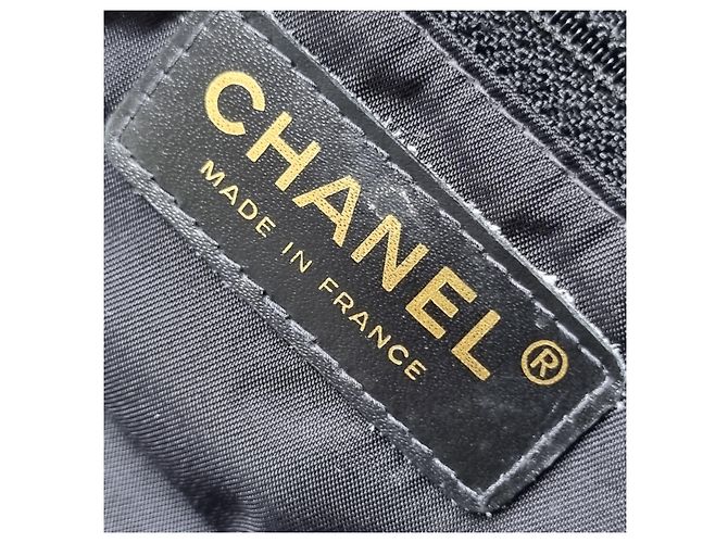 Chanel Große Travel Line Tote Bag Schwarz - Ansicht 20