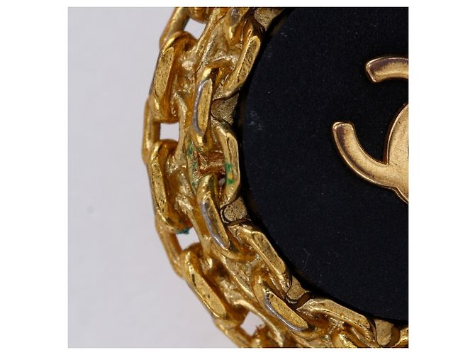 Orecchini a clip Chanel Vintage Nero - vista 10