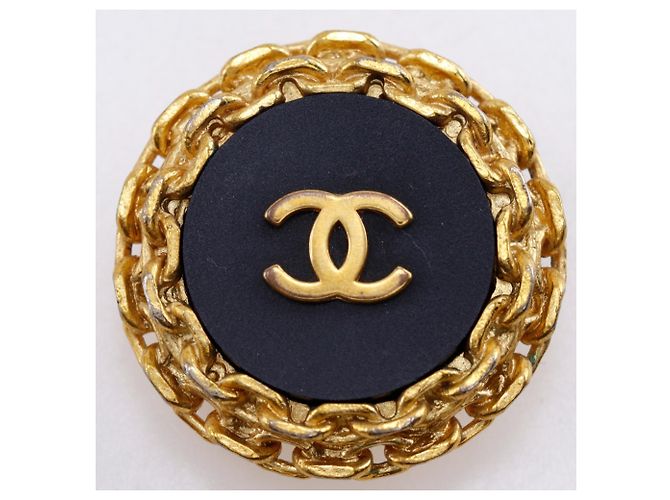 Orecchini a clip Chanel Vintage Nero - vista 8