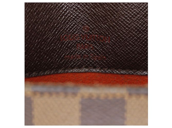 Borsa a tracolla Louis Vuitton Musette Tango Marrone Damier ebene - vista 16
