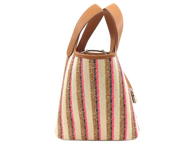 Hermès Borsa Hermes Picotin Lock PM in Ecru e Fauve Rosso D'oro Crudo - vista 3