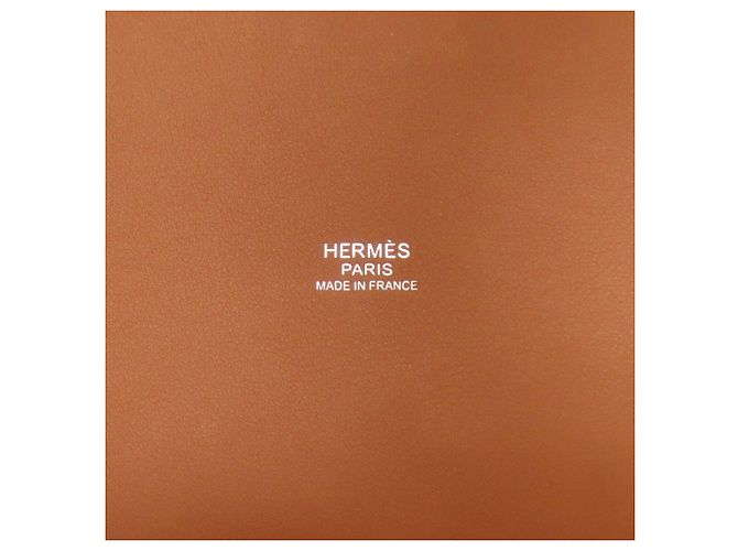 Hermès Borsa Hermes Picotin Lock PM in Ecru e Fauve Rosso D'oro Crudo - vista 6