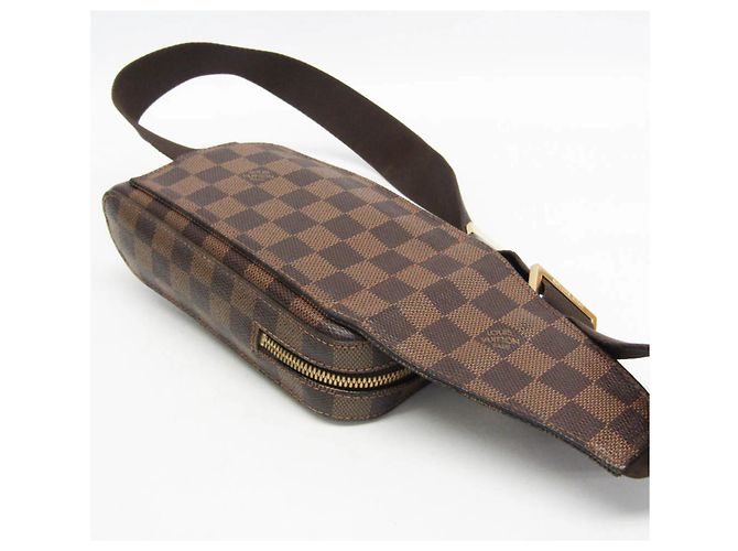Marsupio Louis Vuitton Geronimos Damier Marrone - vista 2