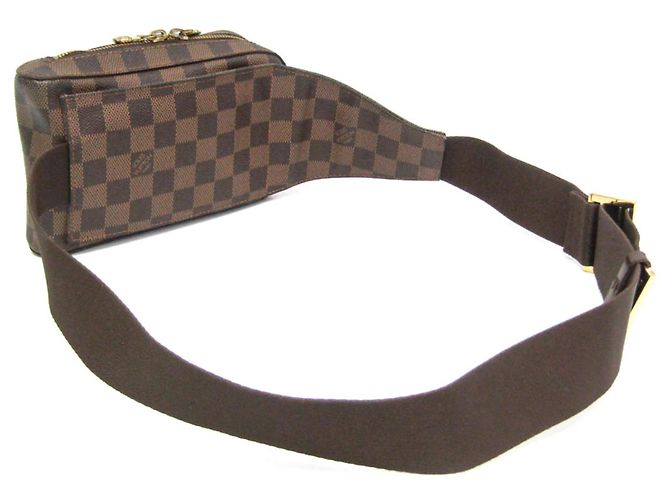 Marsupio Louis Vuitton Geronimos Damier Marrone - vista 5