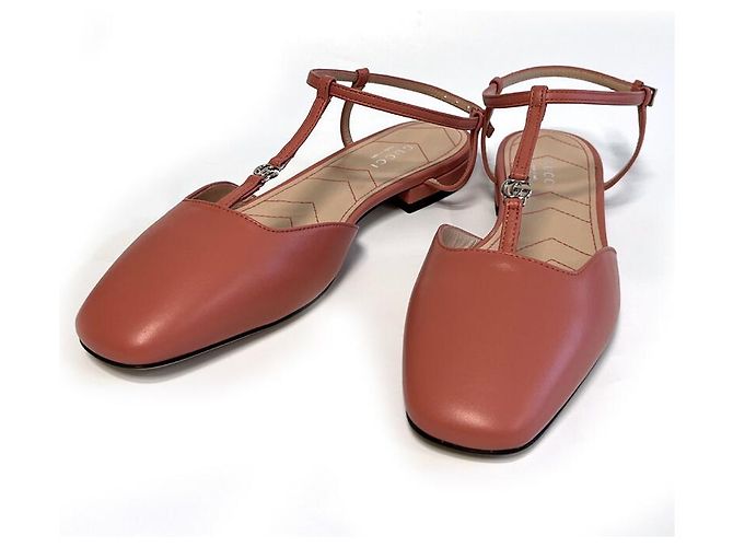 Gucci Flache Lederschuhe Mehrfarben - Ansicht 10