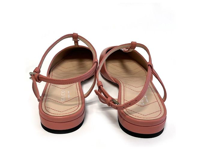 Gucci Flache Lederschuhe Mehrfarben - Ansicht 12