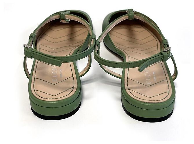 Gucci Flache Lederschuhe Mehrfarben - Ansicht 16