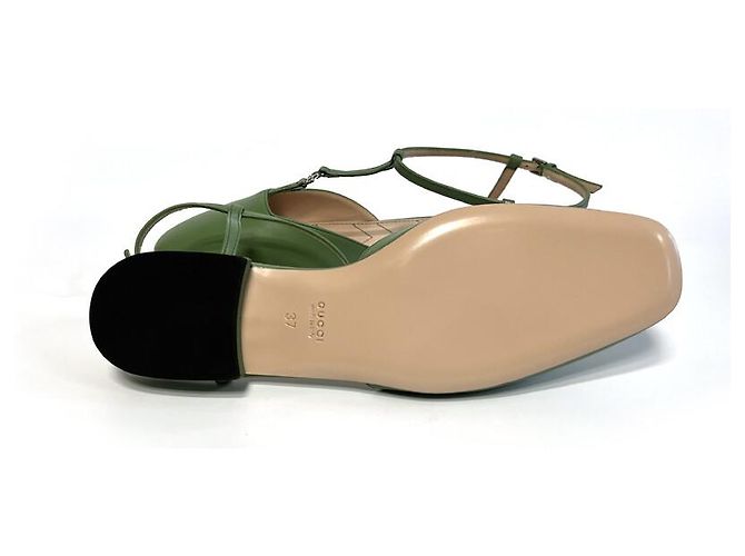 Gucci Flache Lederschuhe Mehrfarben - Ansicht 17
