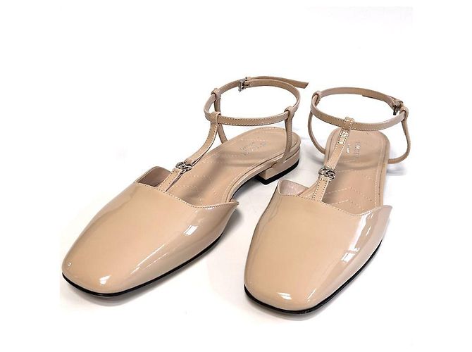Gucci Flache Lederschuhe Mehrfarben - Ansicht 2