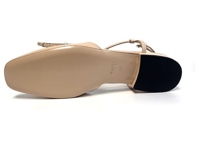 Gucci Flache Lederschuhe Mehrfarben - Ansicht 7