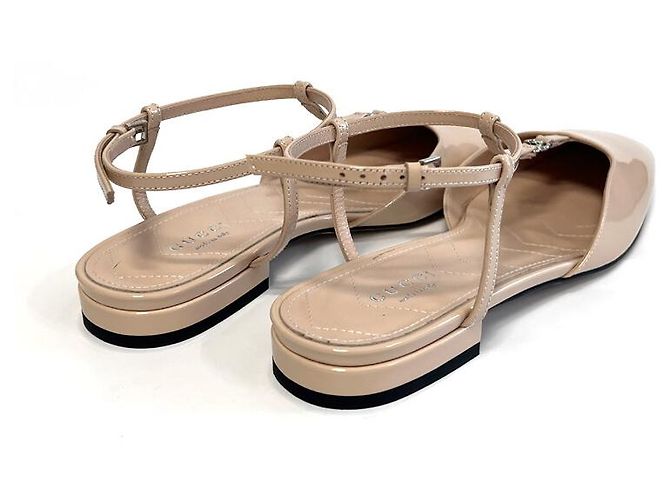 Gucci Flache Lederschuhe Mehrfarben - Ansicht 8