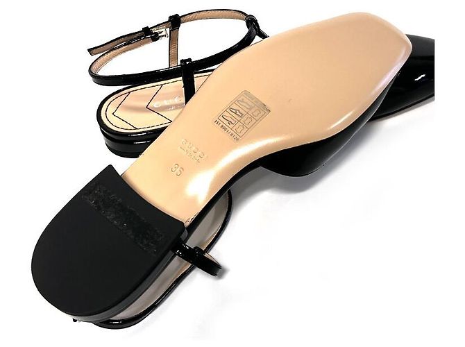 Gucci Ballerine in pelle nere Arancione - vista 4