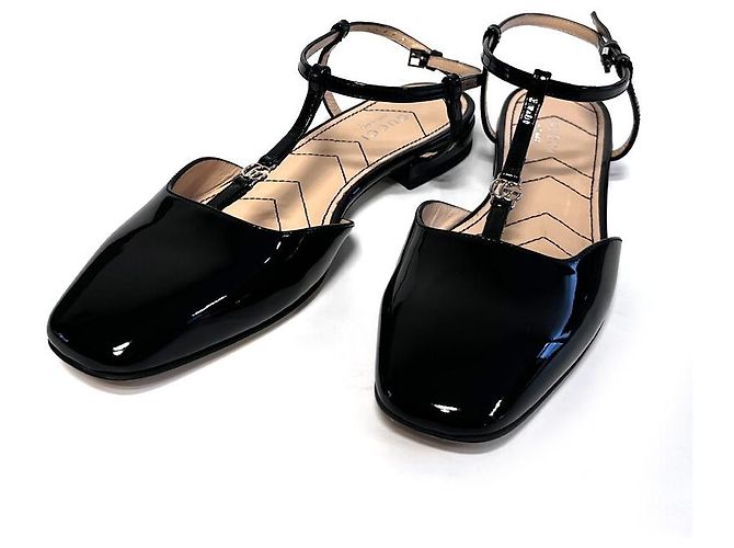 Gucci Ballerine in pelle nere Arancione - vista 6