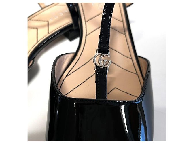 Gucci Ballerine in pelle nere Arancione - vista 7