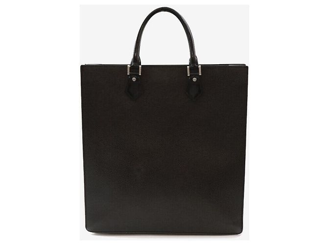 Louis Vuitton Borsa Tote Taiga Sac Plat GM Saxophone Nero - vista 3