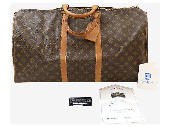 Louis Vuitton Keepall Monogram Boston Tasche Mehrfarben - Ansicht 8