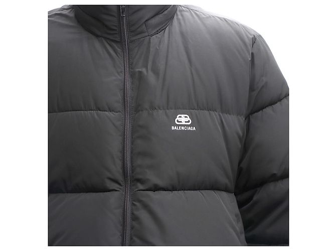 Balenciaga C-Shape Puffer Jacket Black - view 13